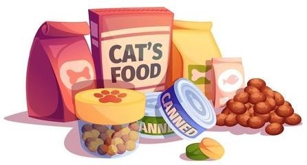 cat food items